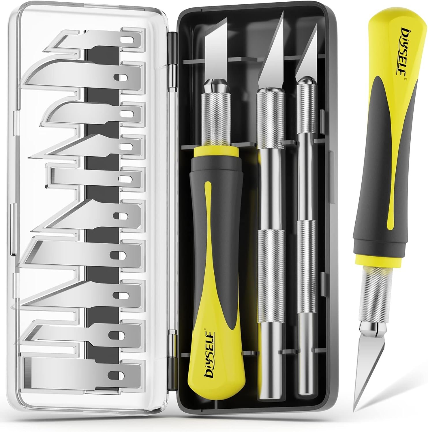 DIYSELF 16-Piece Craft Knife Set for Every Project
