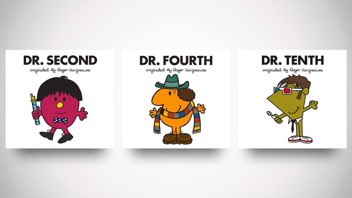 Doctor Who Little Miss & Mr. Men Mashup Books