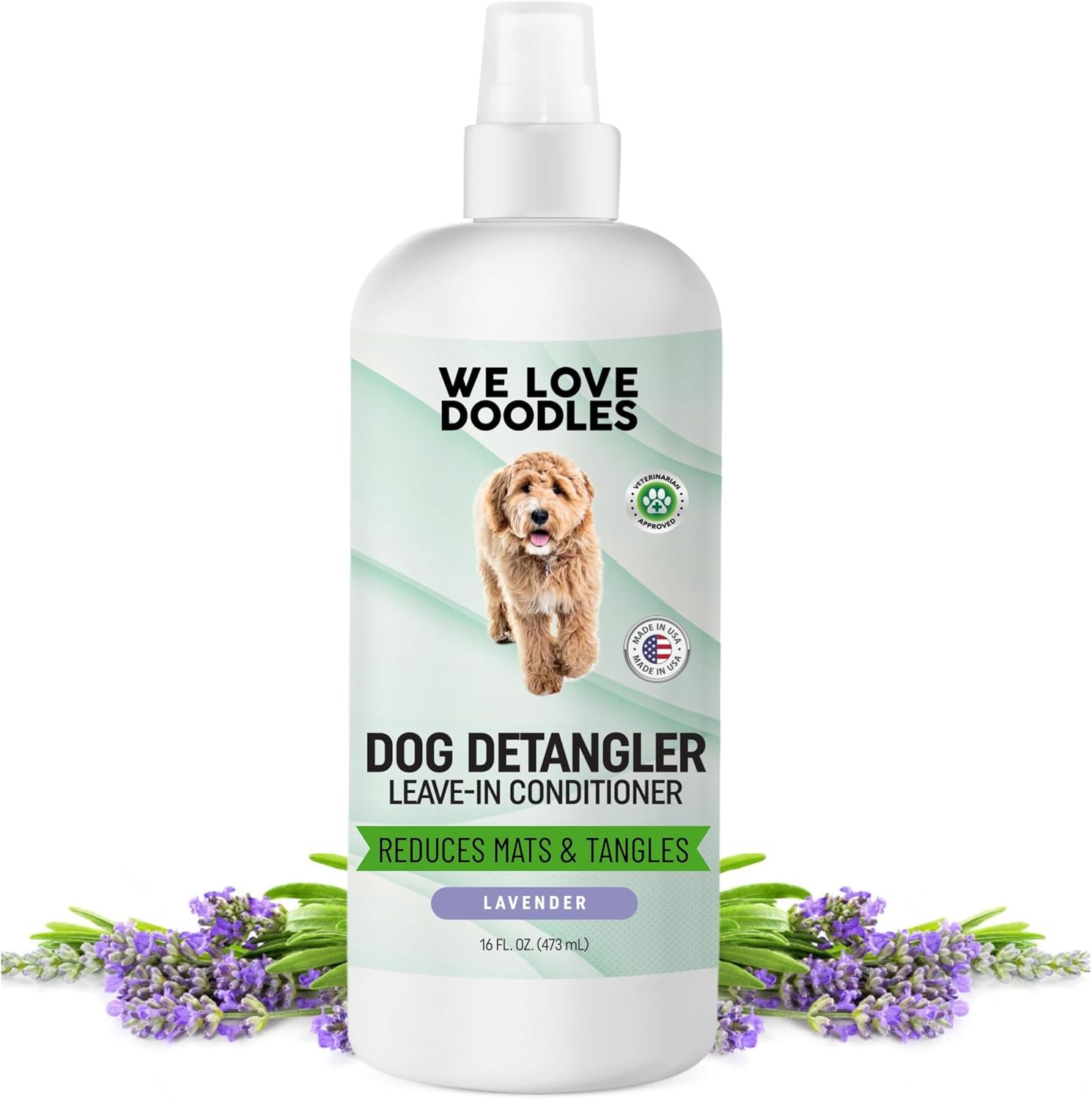 Dog Detangler Spray - Lavender Scent Leave-in Conditioner