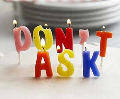 Don’t Ask My Age Birthday Candles