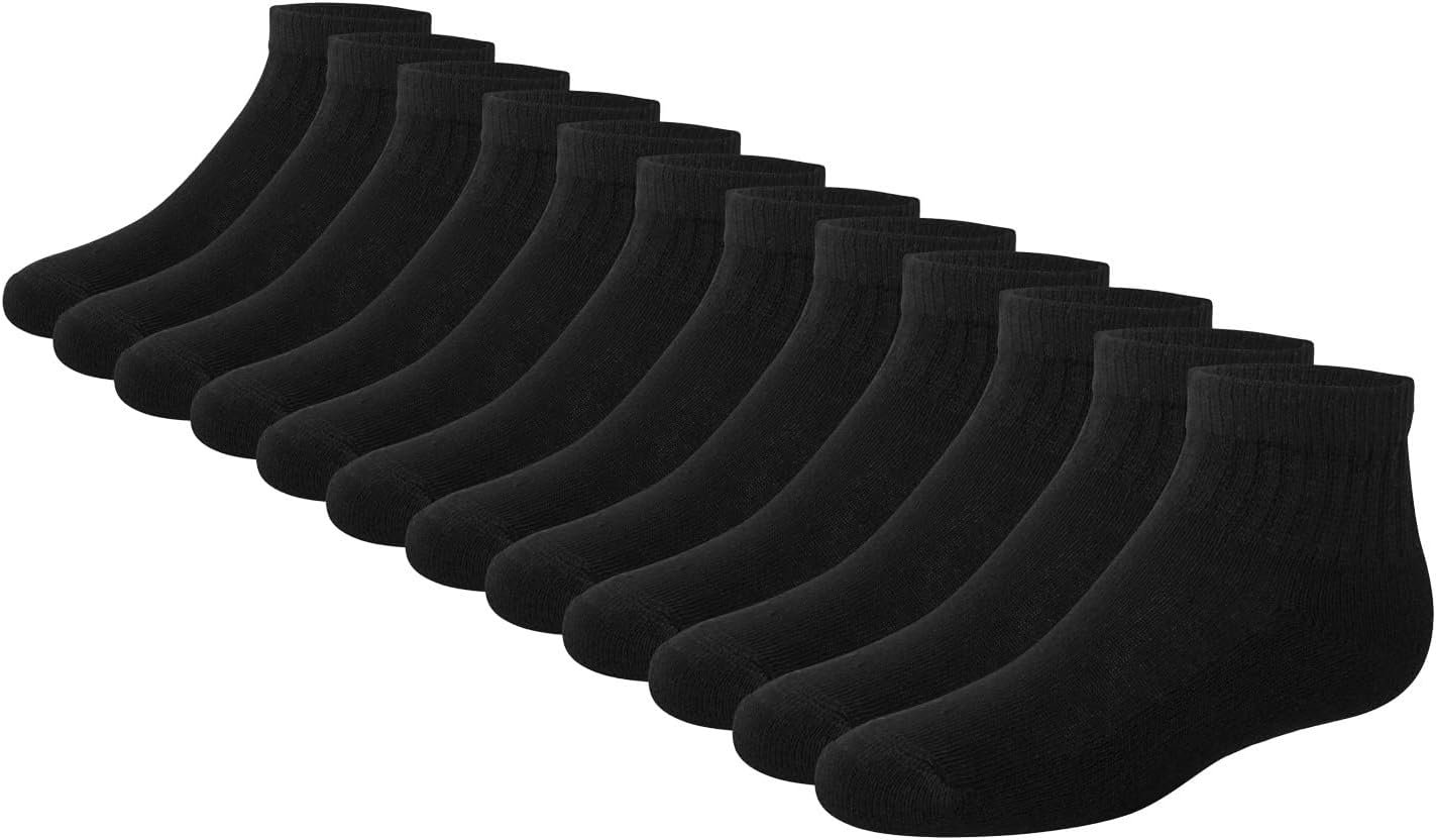 Double Tough Cushioned Boys' Socks - 12 Pairs