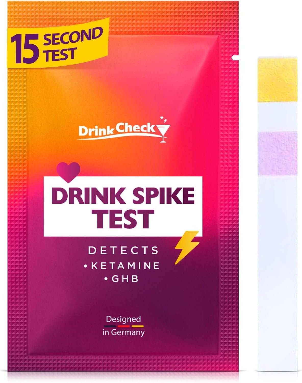 Drink Safety Test Strips - 10 Pack