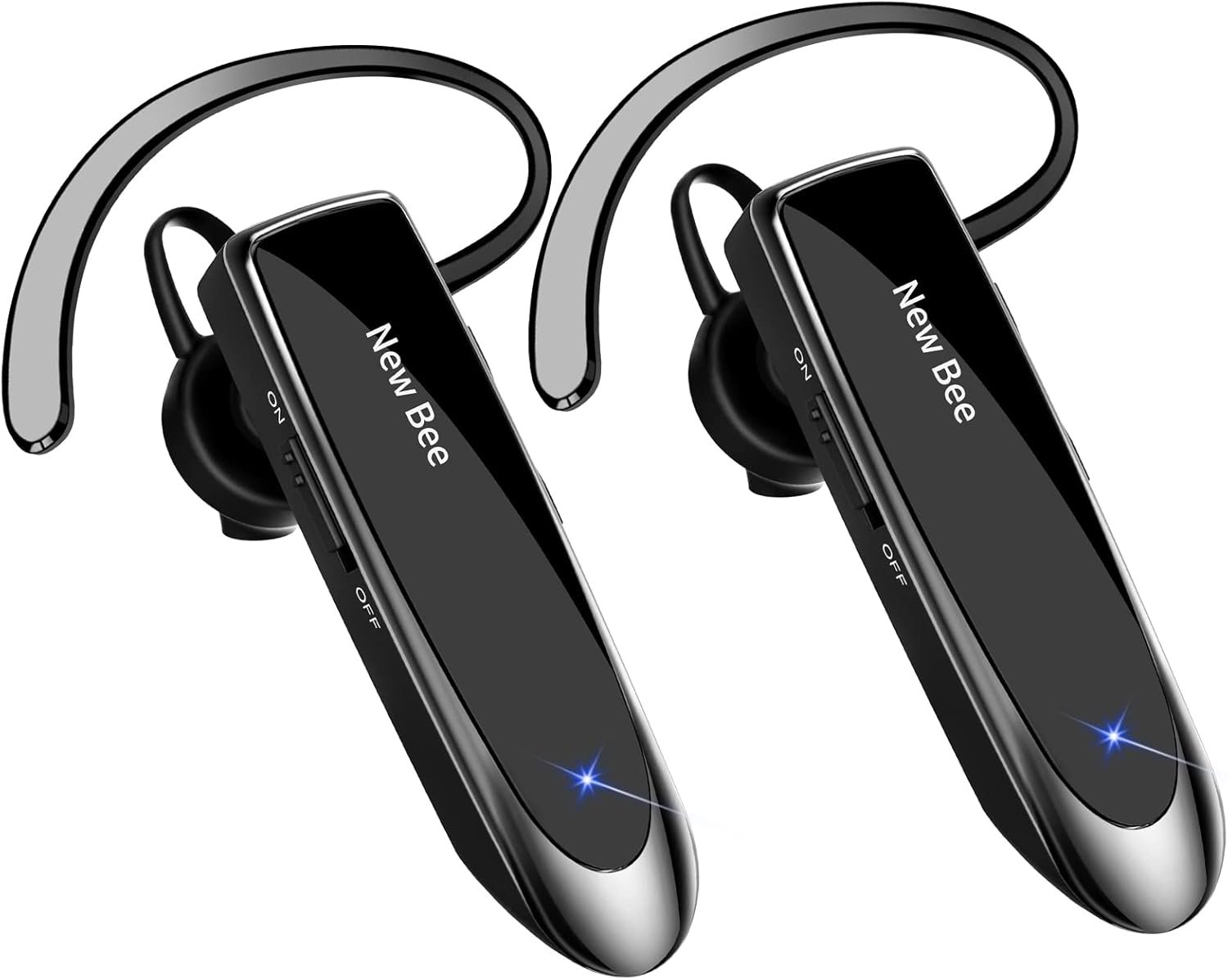 Clear Calls & 24-Hour Battery: Dual Bluetooth Headset Pack