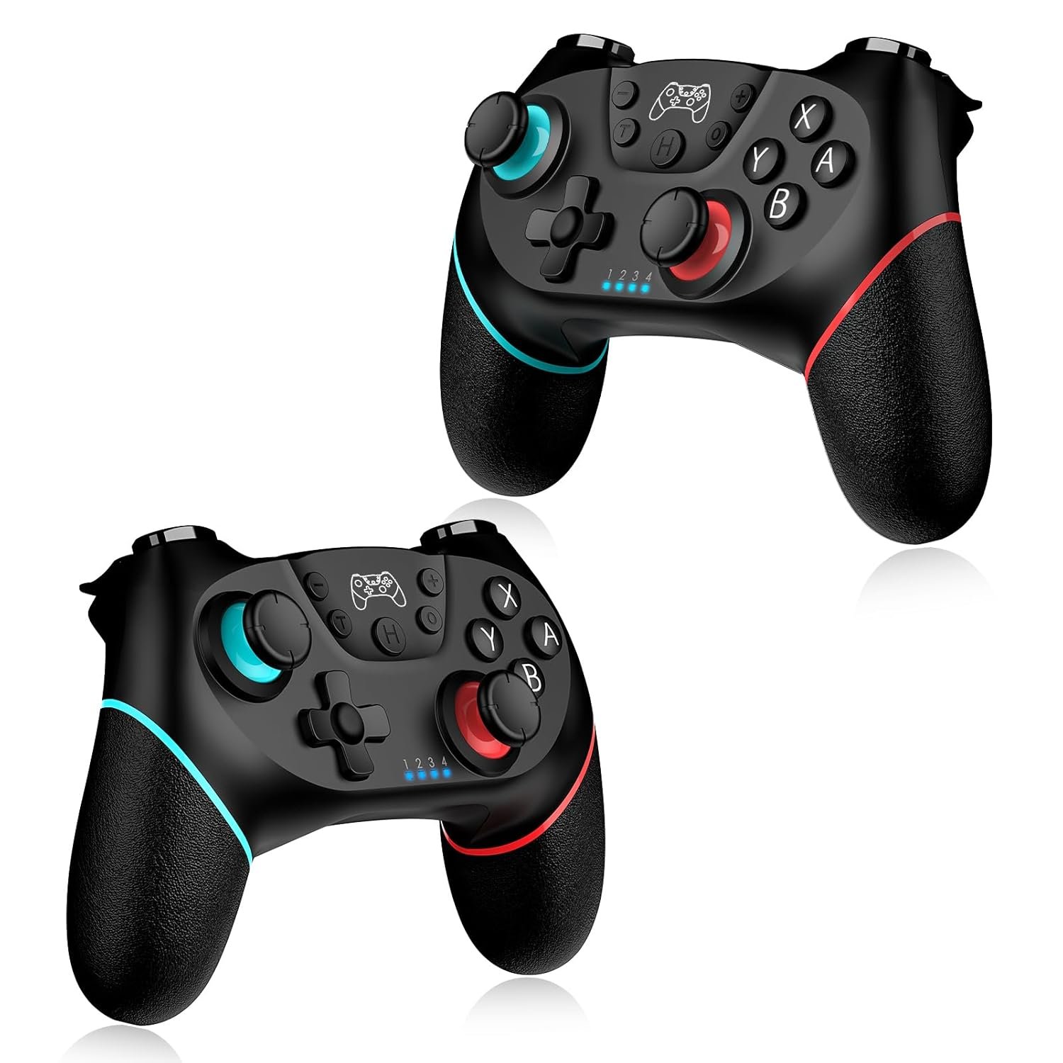 Dual Wireless Switch Controllers - Pro Gaming with Motion & Vibration