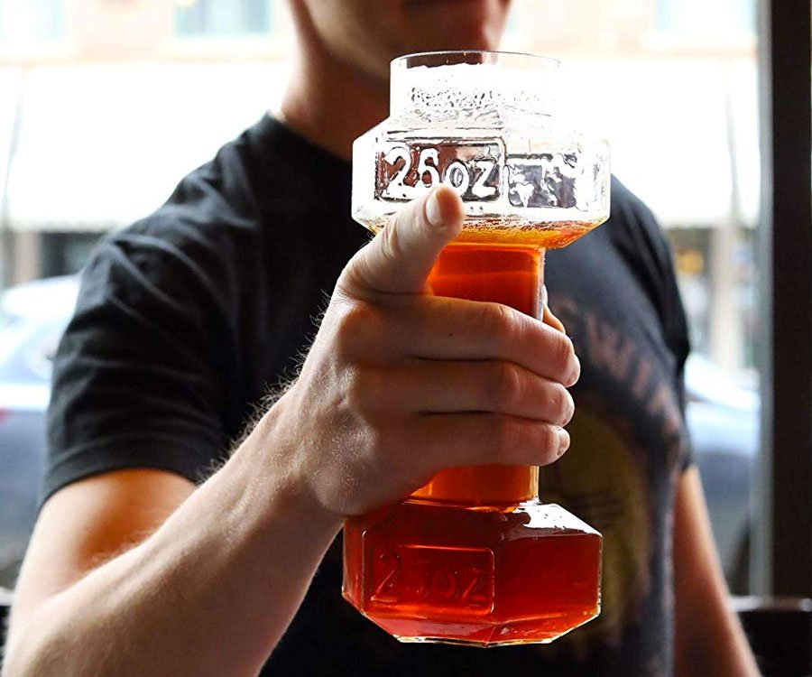 Dumbbell Beer Glasses