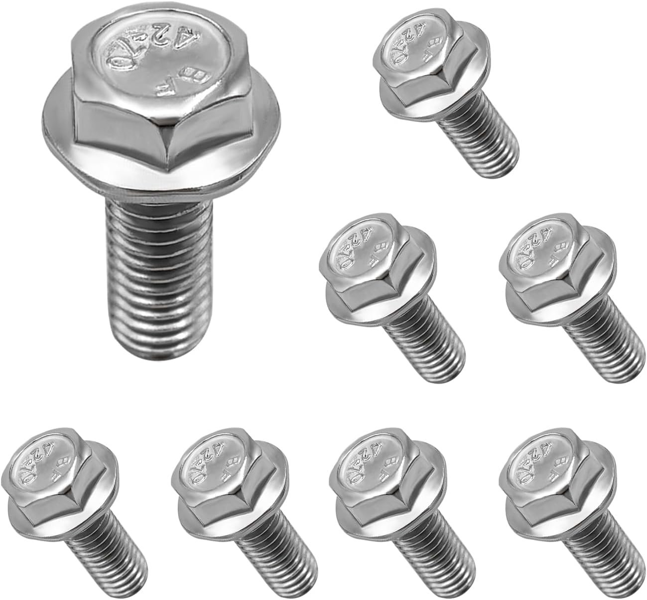 Durable 304 Stainless Steel Skid Plate Bolts for Toyota