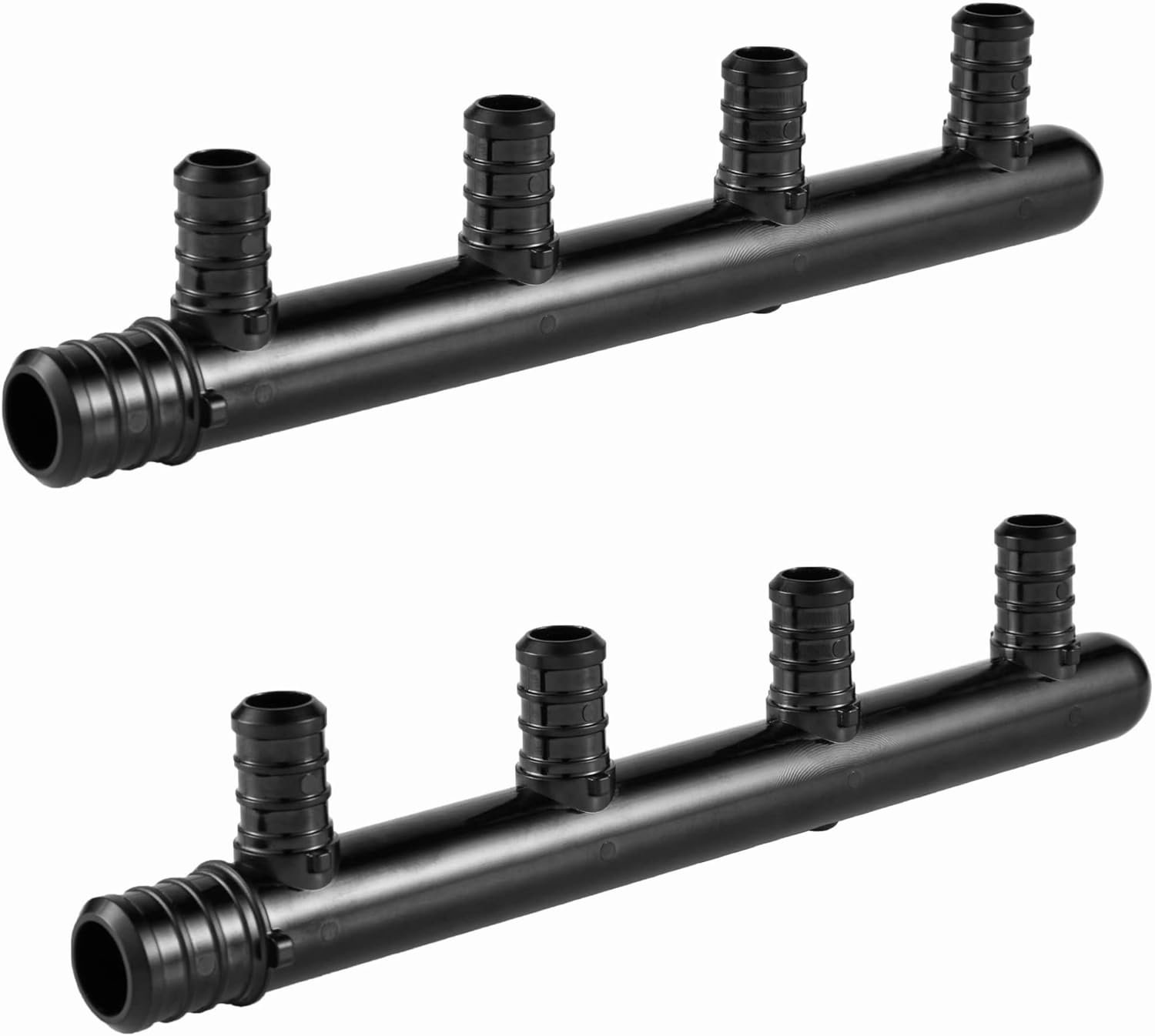 Durable 4-Outlet PEX Manifolds for Reliable Plumbing (2-Pack)
