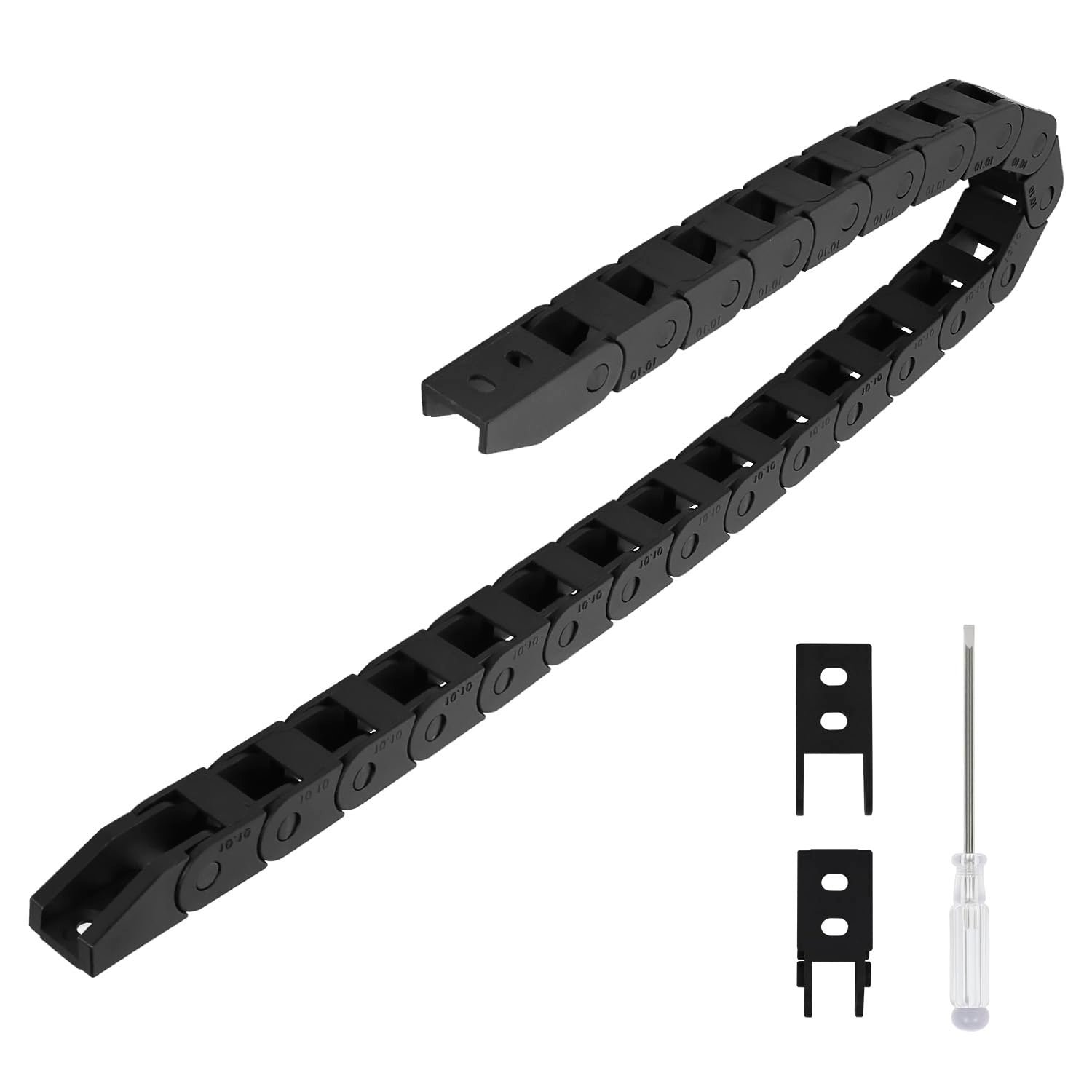 Durable Black Plastic Cable Chain for CNC Machines