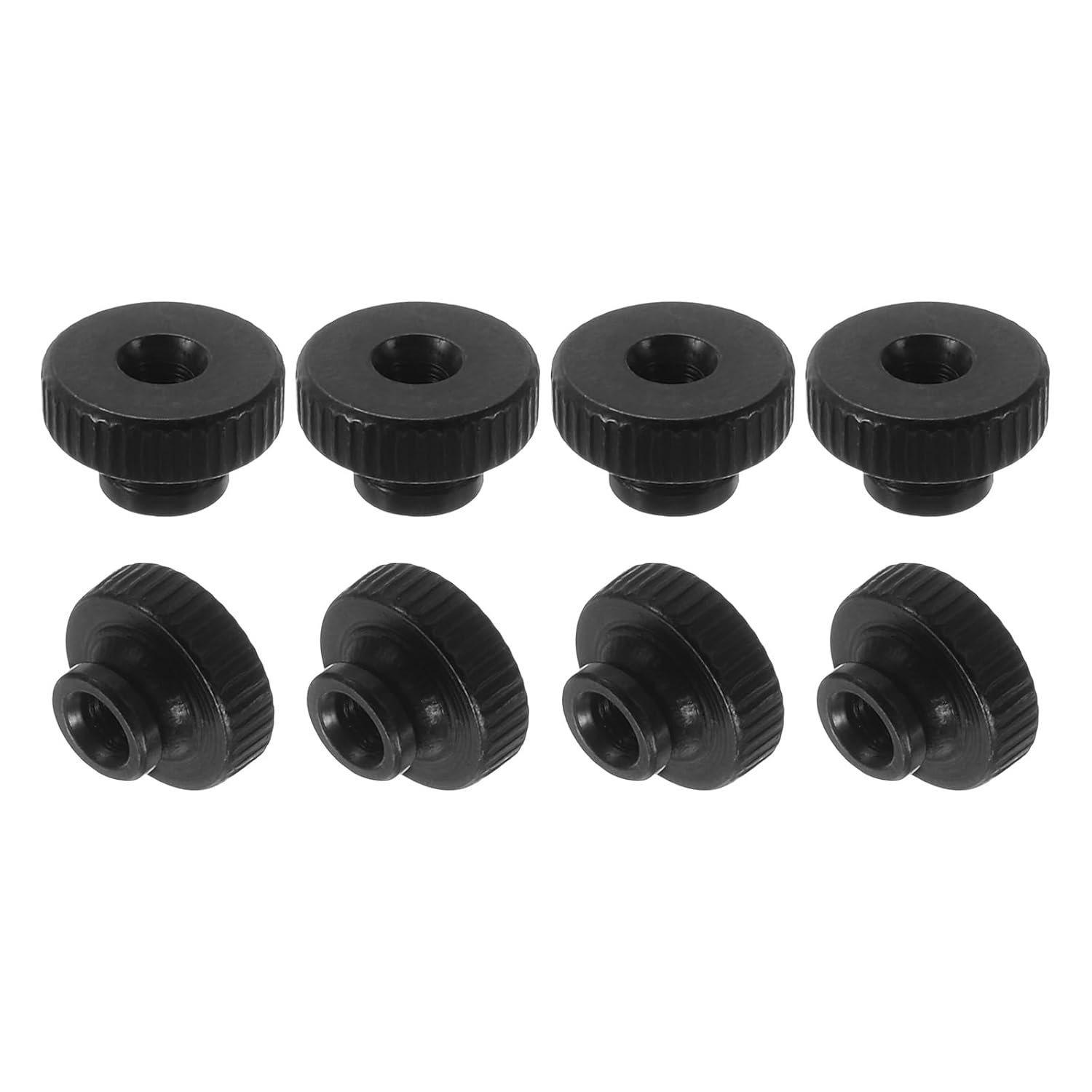 Durable Carbon Steel Knurled Thumb Nuts for 3D Printers