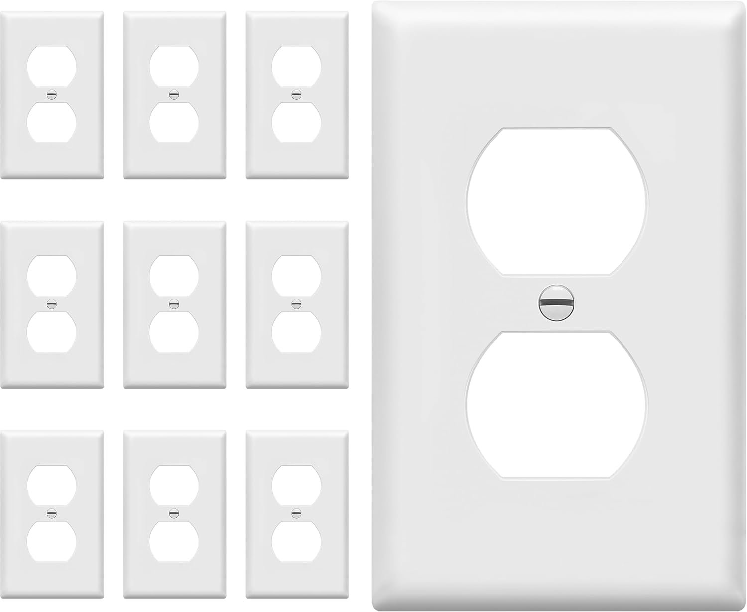 Durable Duplex Wall Plates for Home Outlets