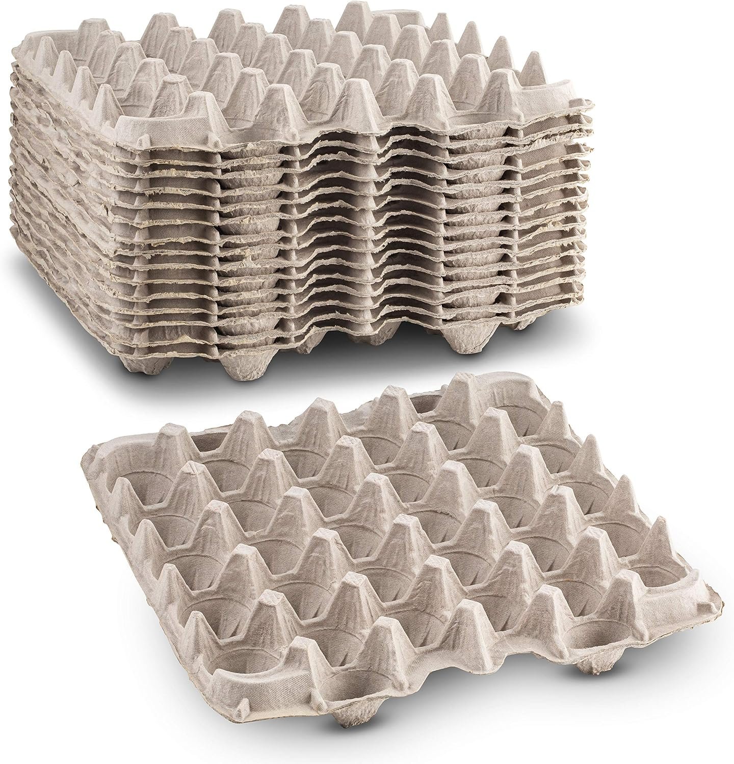 Durable Egg Cartons for Safe Farm-Fresh Storage (Pack of 15)