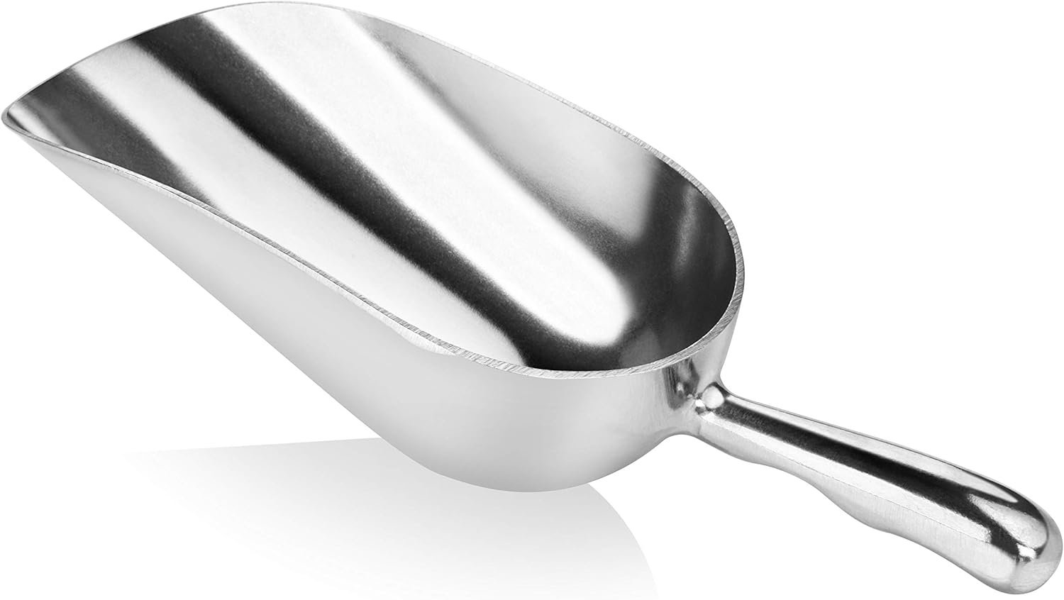Durable One-Piece Aluminum Utility Scoop