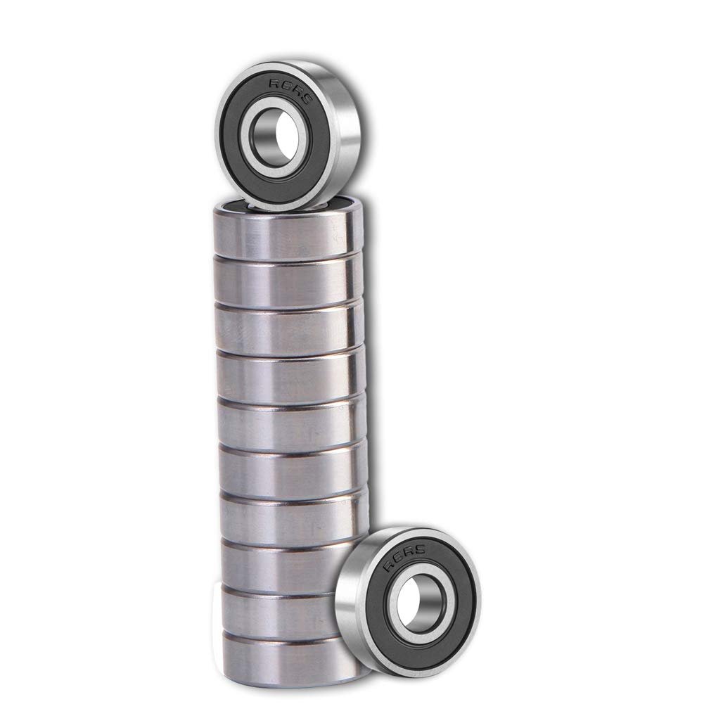 Durable R8 2RS Ball Bearings - 12 Pack for Versatile Applications