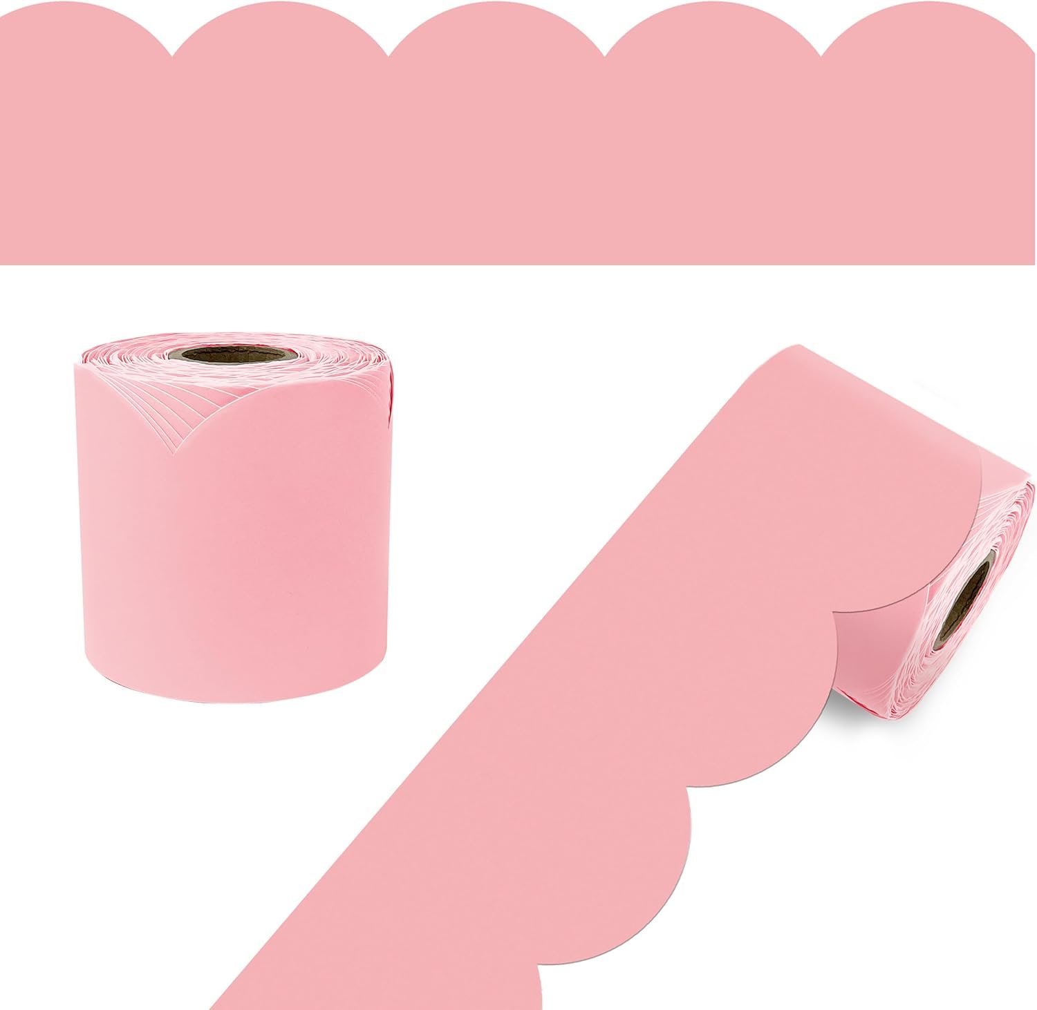 Dusty Rose Bulletin Board Border for Elegant Decor