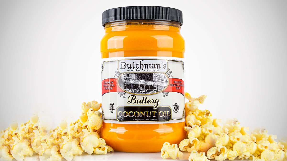 Dutchman's Buttery Coconut Oil for Popcorn