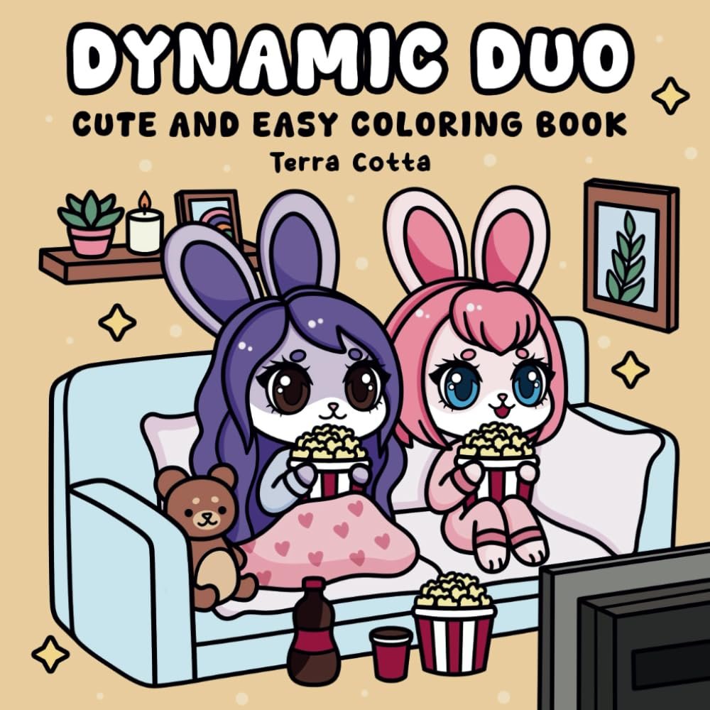 Dynamic Duo Coloring Book: Fun for All Ages!