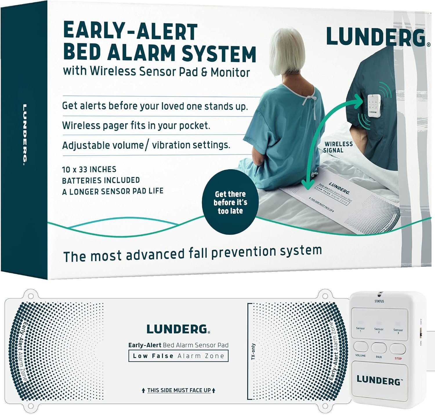 Early Alert Bed Alarm - Prevent Elderly Falls Before They Happen