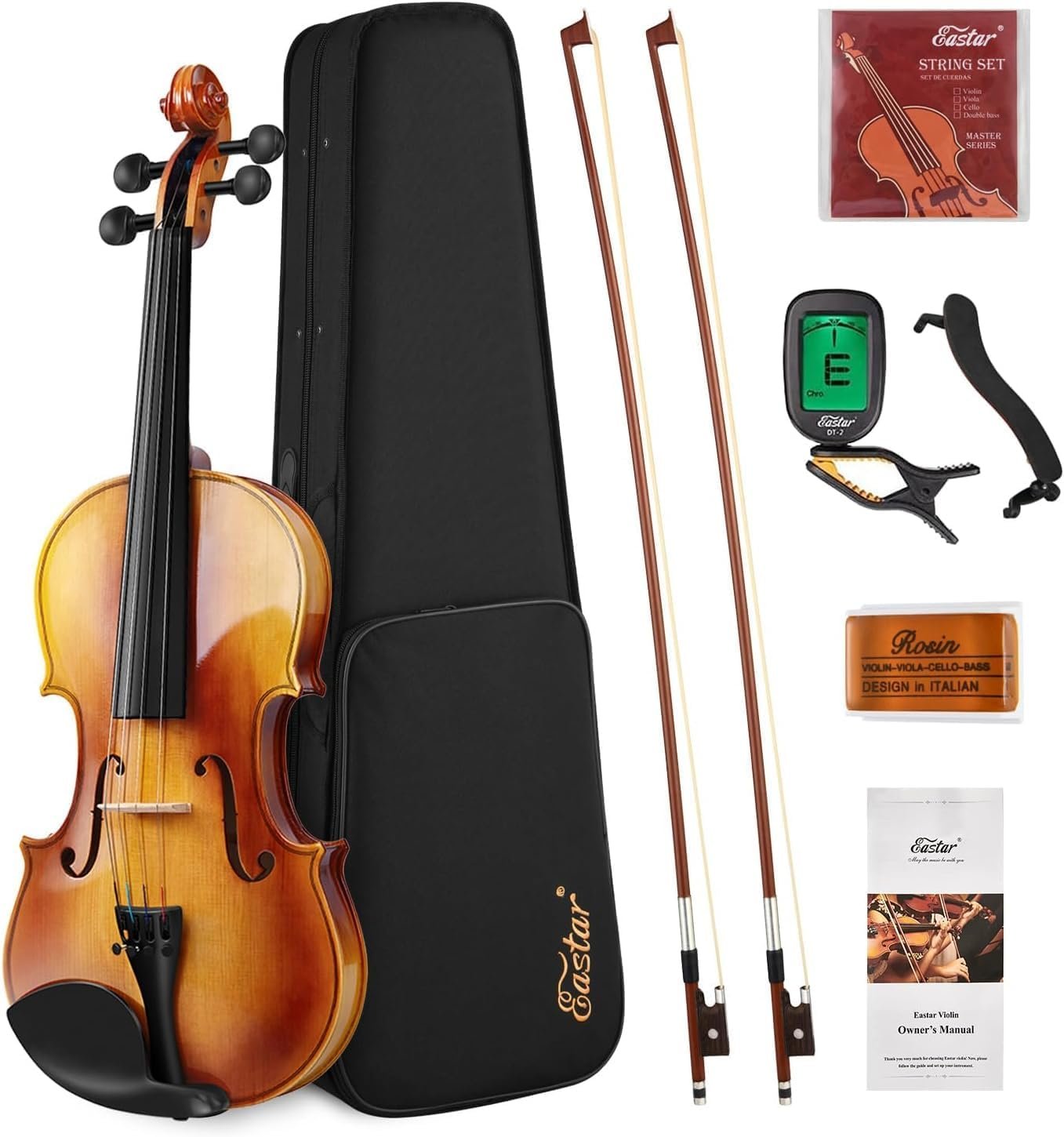 Beginner Violin Set: Complete Instrument Out of Box