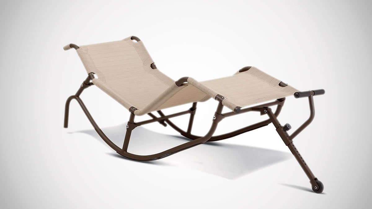 Easy Outdoor Zero Gravity Rocking Chaise Lounge