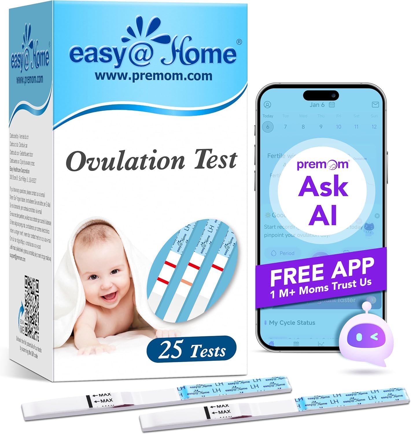 Achieve Your Pregnancy Goals with Easy@Home Tests