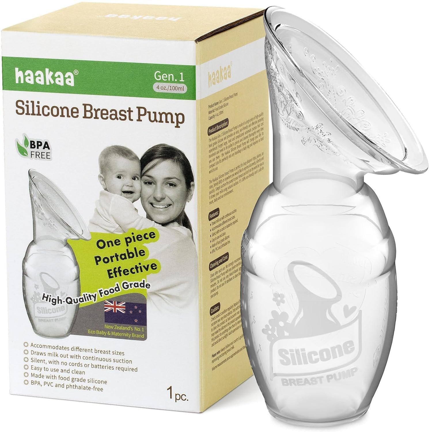 Effortless Breastfeeding with Haakaa Manual Pump