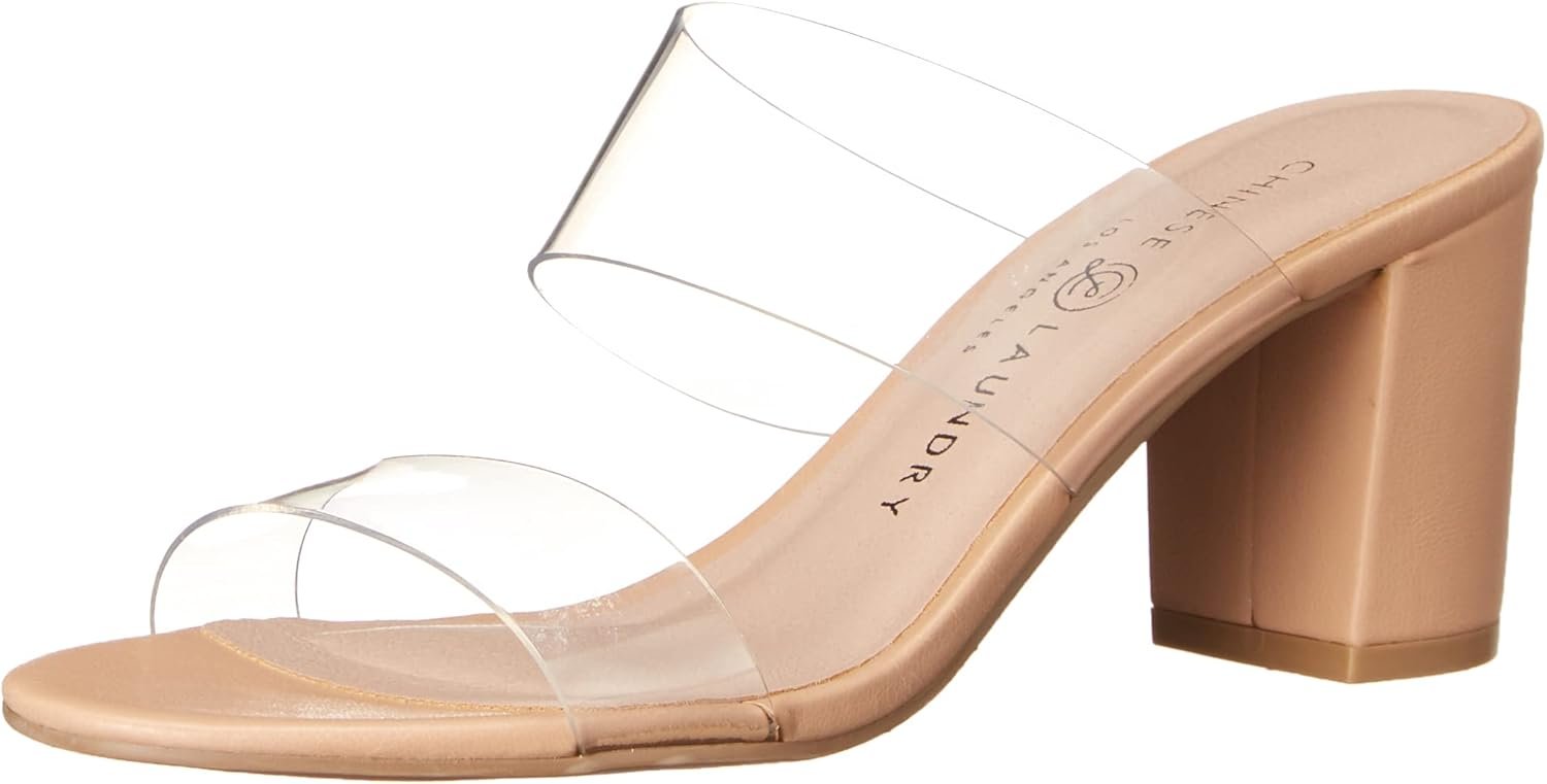 Effortless Summer Elegance: Robinn Transparent Strap Heels