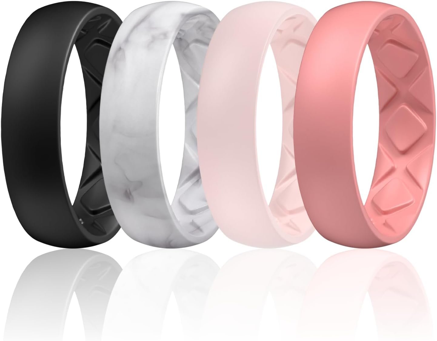 Comfortable Silicone Bridal Rings for Active Lifestyles