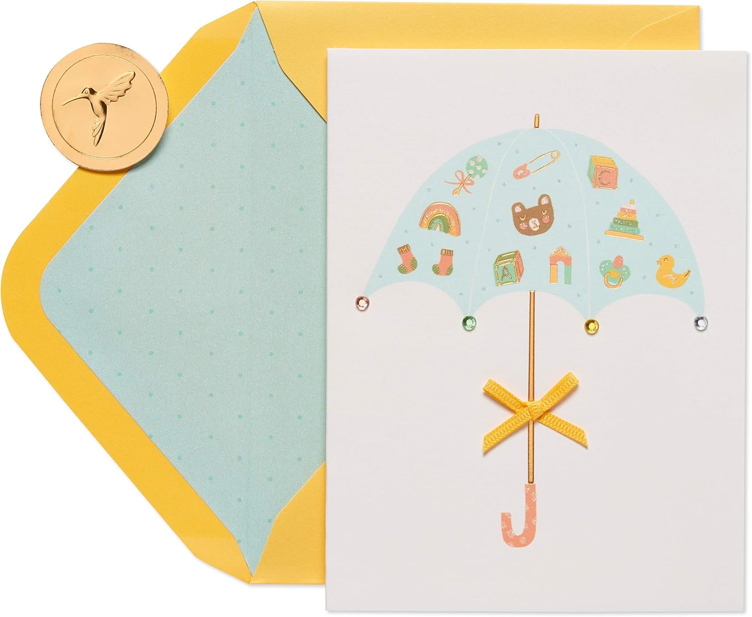 Elegant Baby Shower Congratulations Card