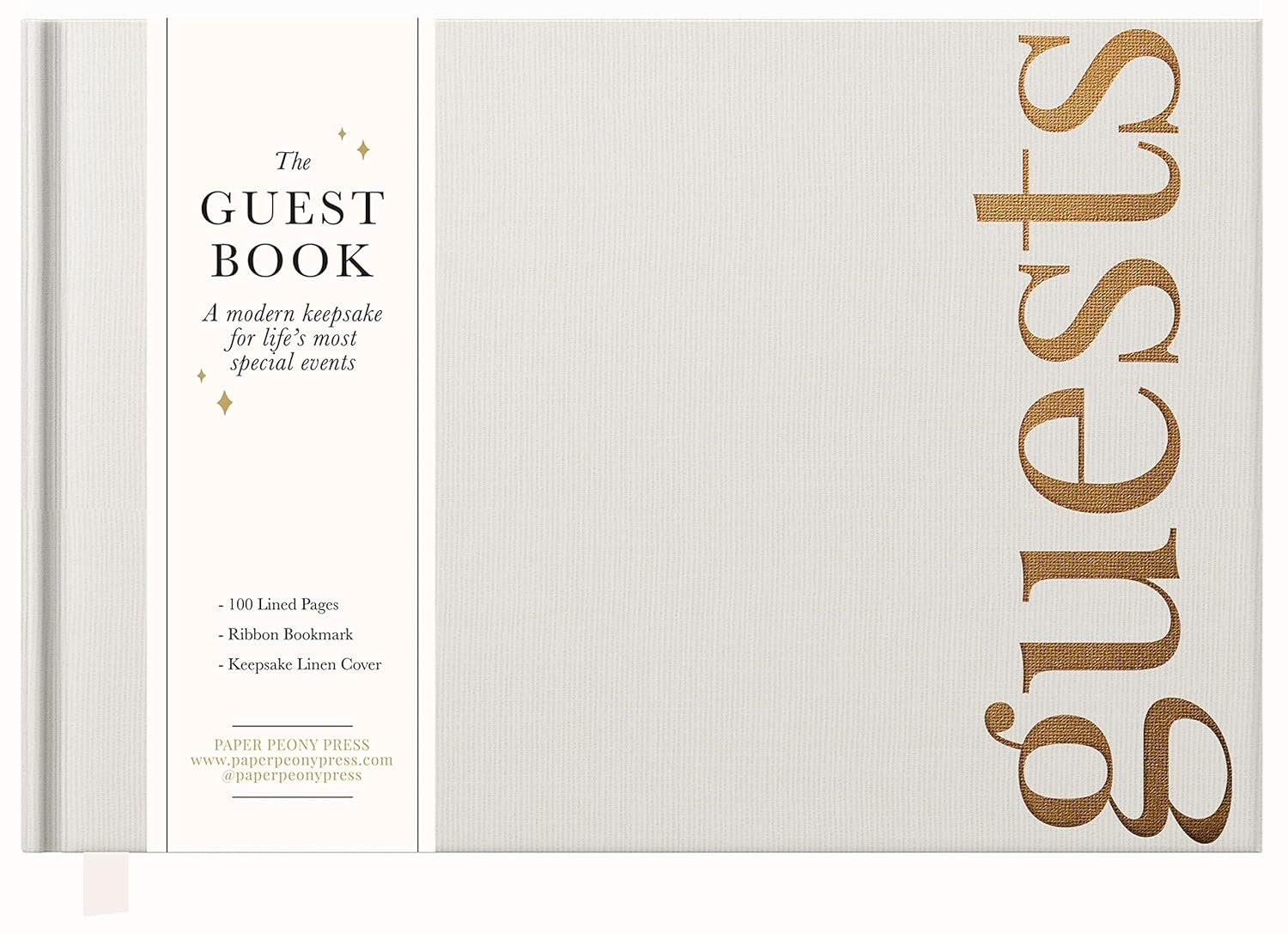 Elegant Guest Book for Special Memories