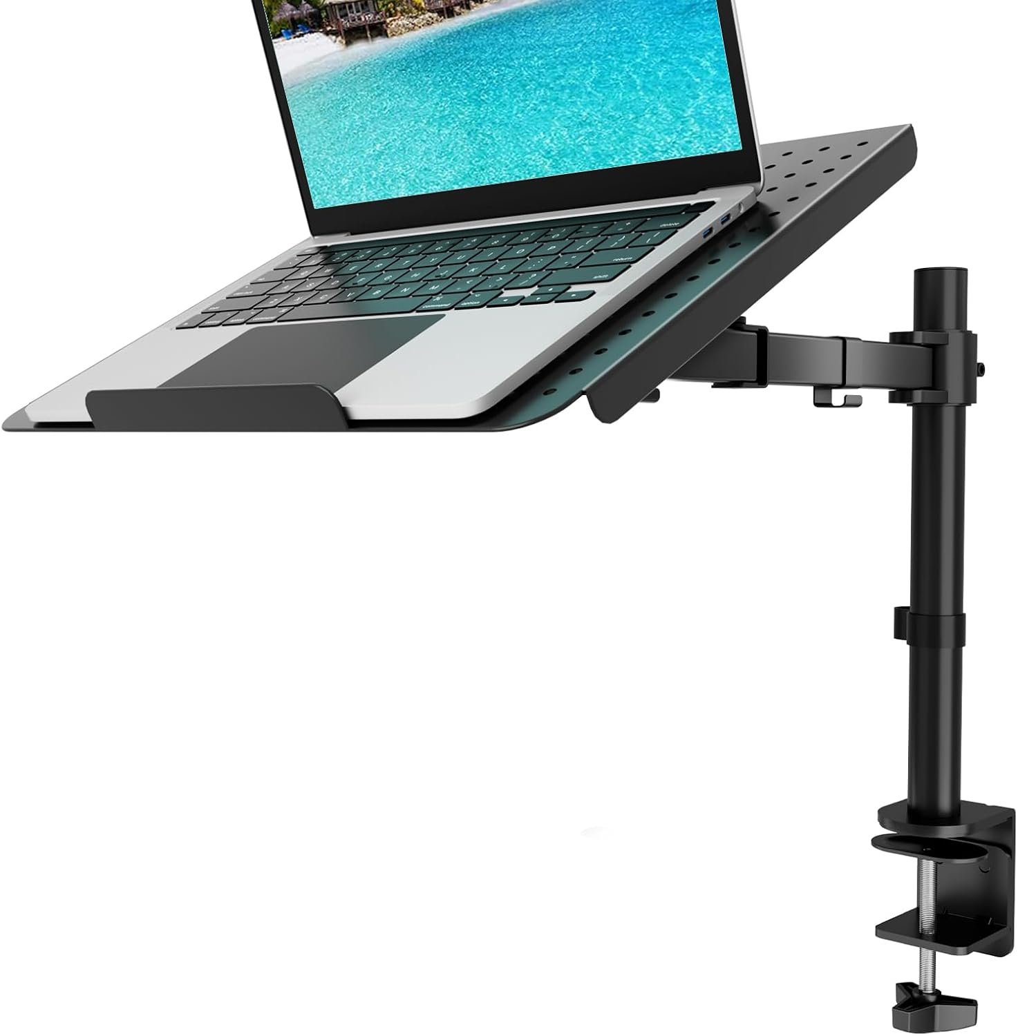 Elevate Your Workspace: Adjustable Laptop Cooling Stand