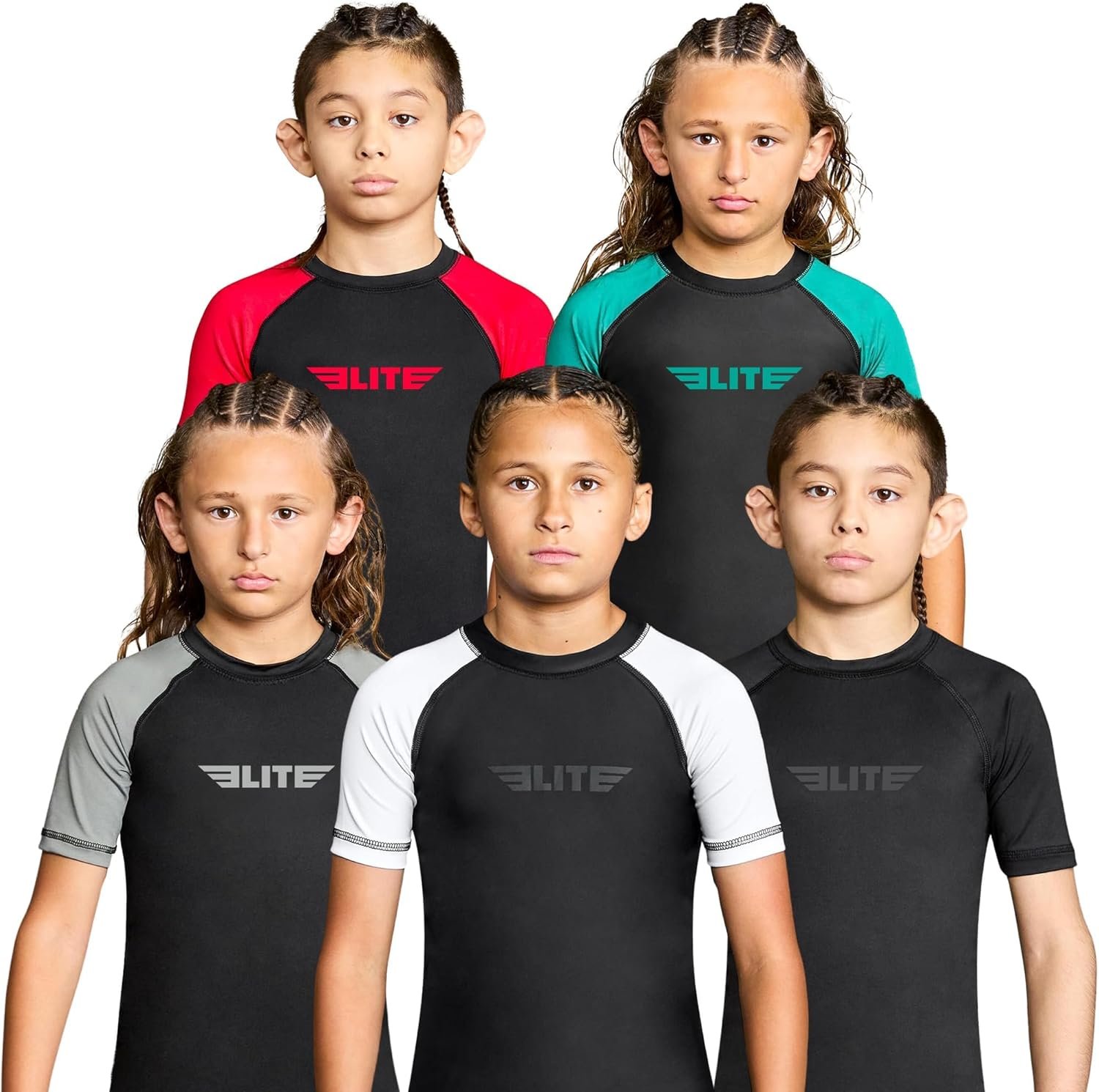 Stay Agile with Our Elite Kids Jiu Jitsu Rash Guard