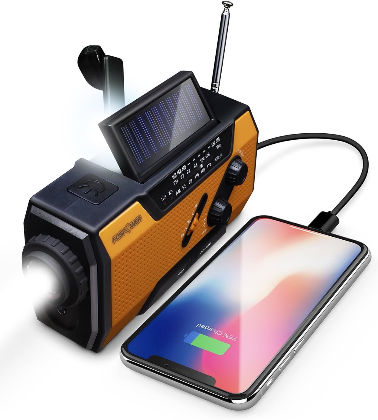 Emergency Power & Weather Alert Radio - Stay Connected in Any Crisis