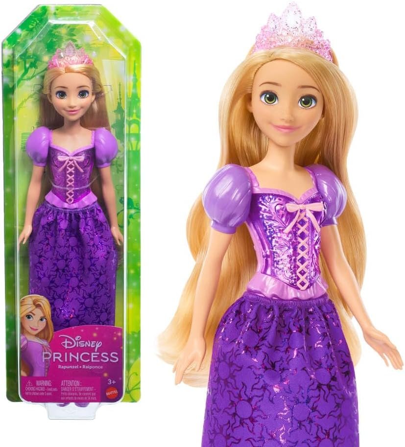 Enchanting Rapunzel Doll with Sparkling Fashion