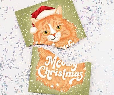 Endless Meowing Christmas Card