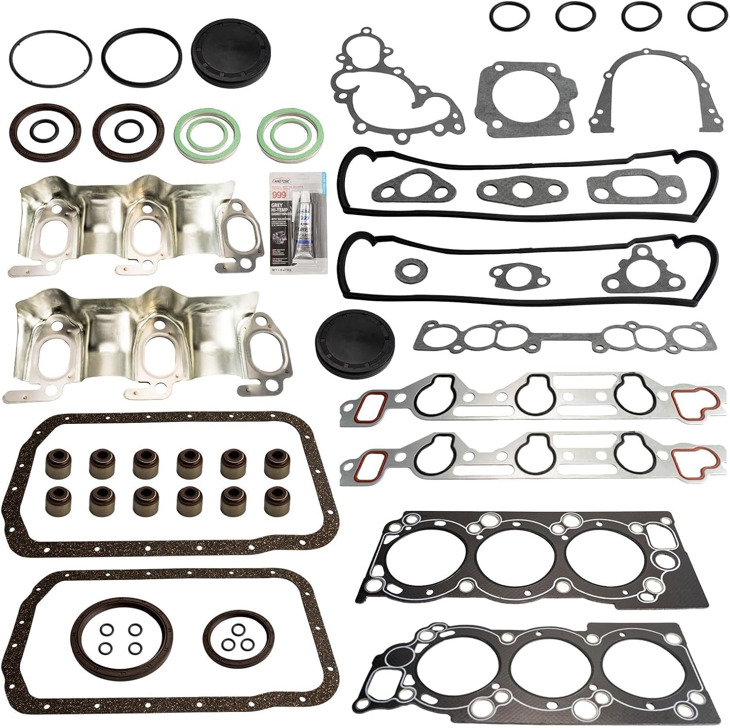Complete Engine Gasket Kit for 1988-1995 Toyota Trucks & 4Runner 3.0L
