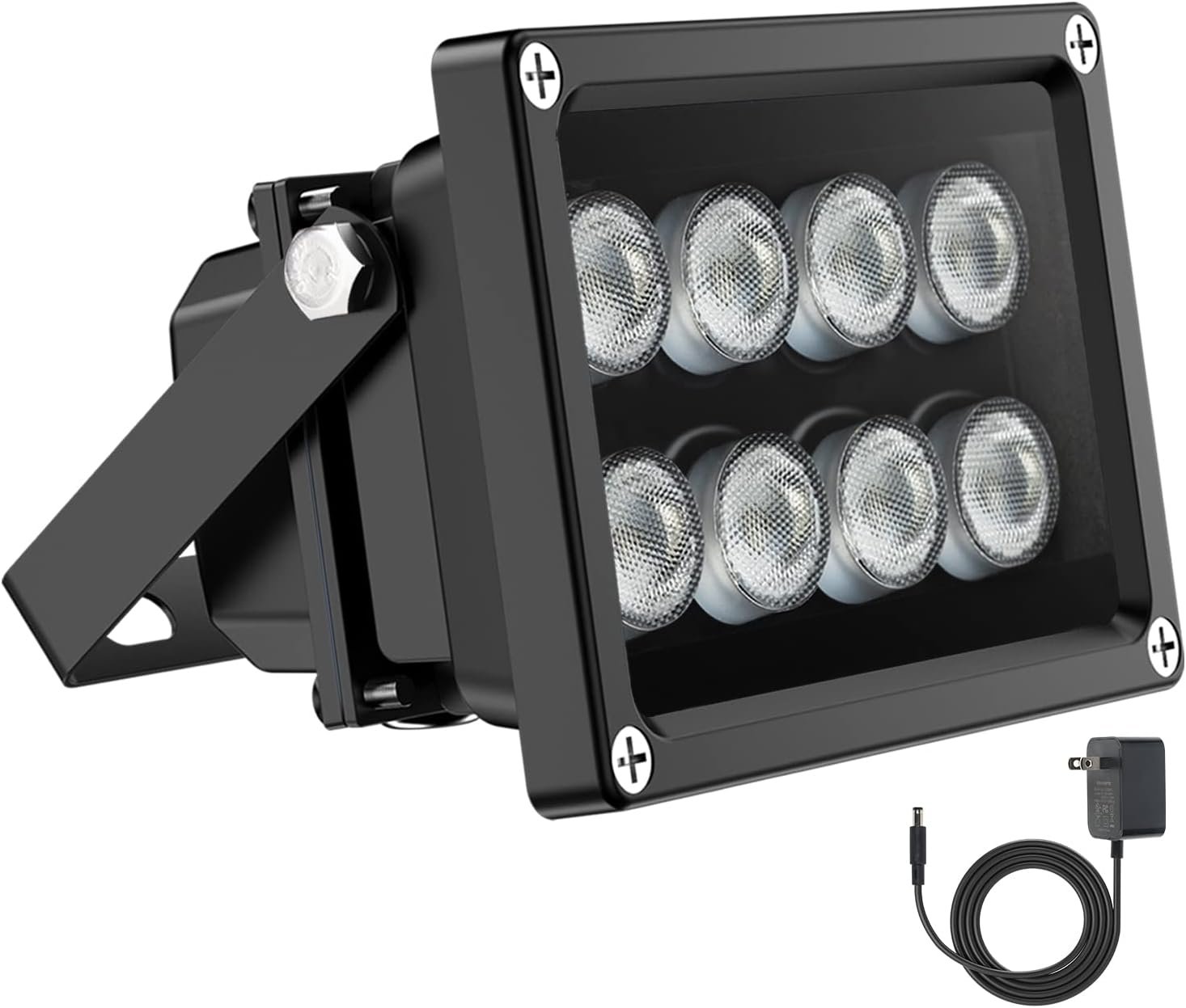 Enhanced Night Vision: 90° IR Illuminator for Security Cameras