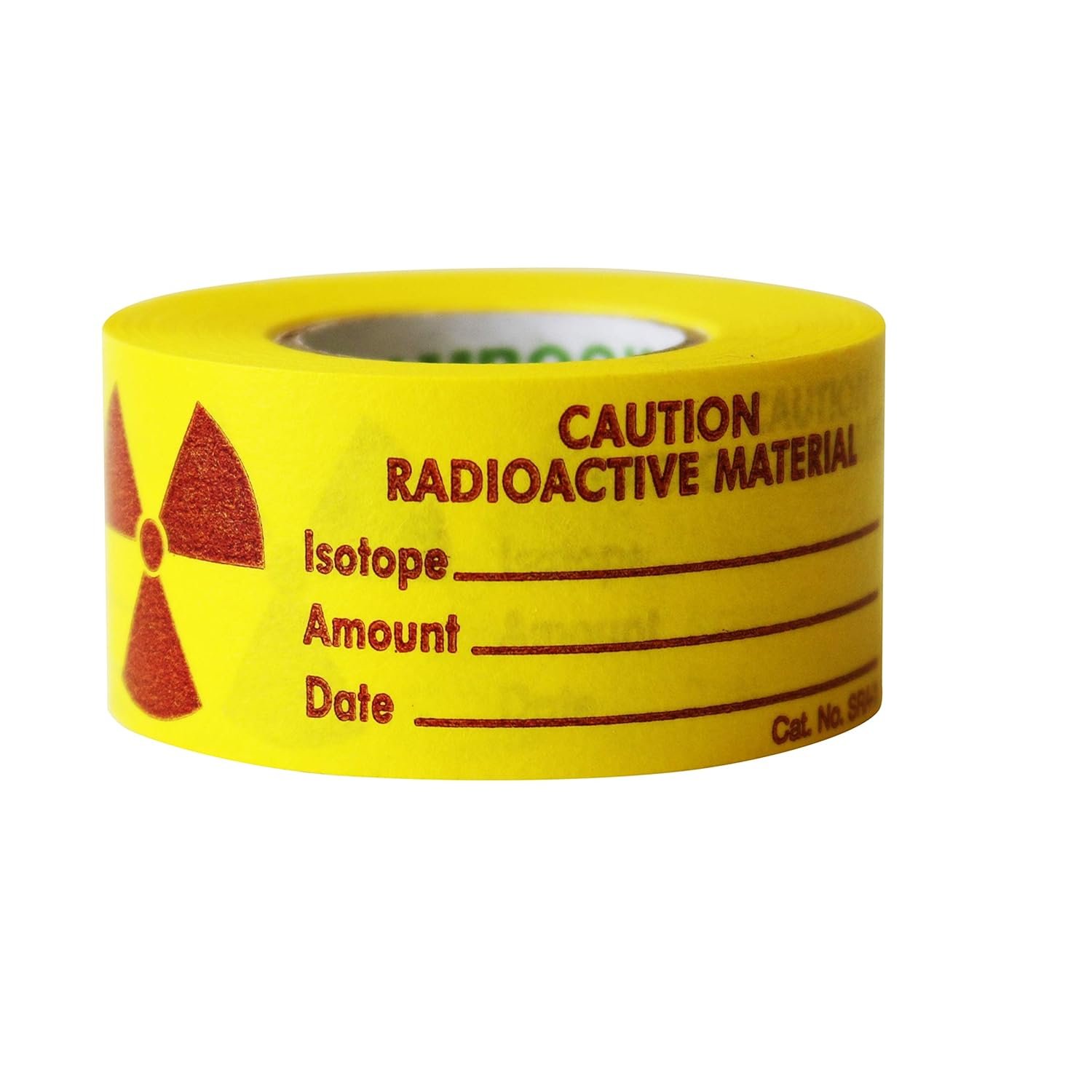 Essential Radioactive Warning Tape - 1in x 500in Safety Marking