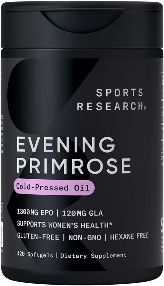 Evening Primrose Softgels for Skin Glow & Hormone Balance