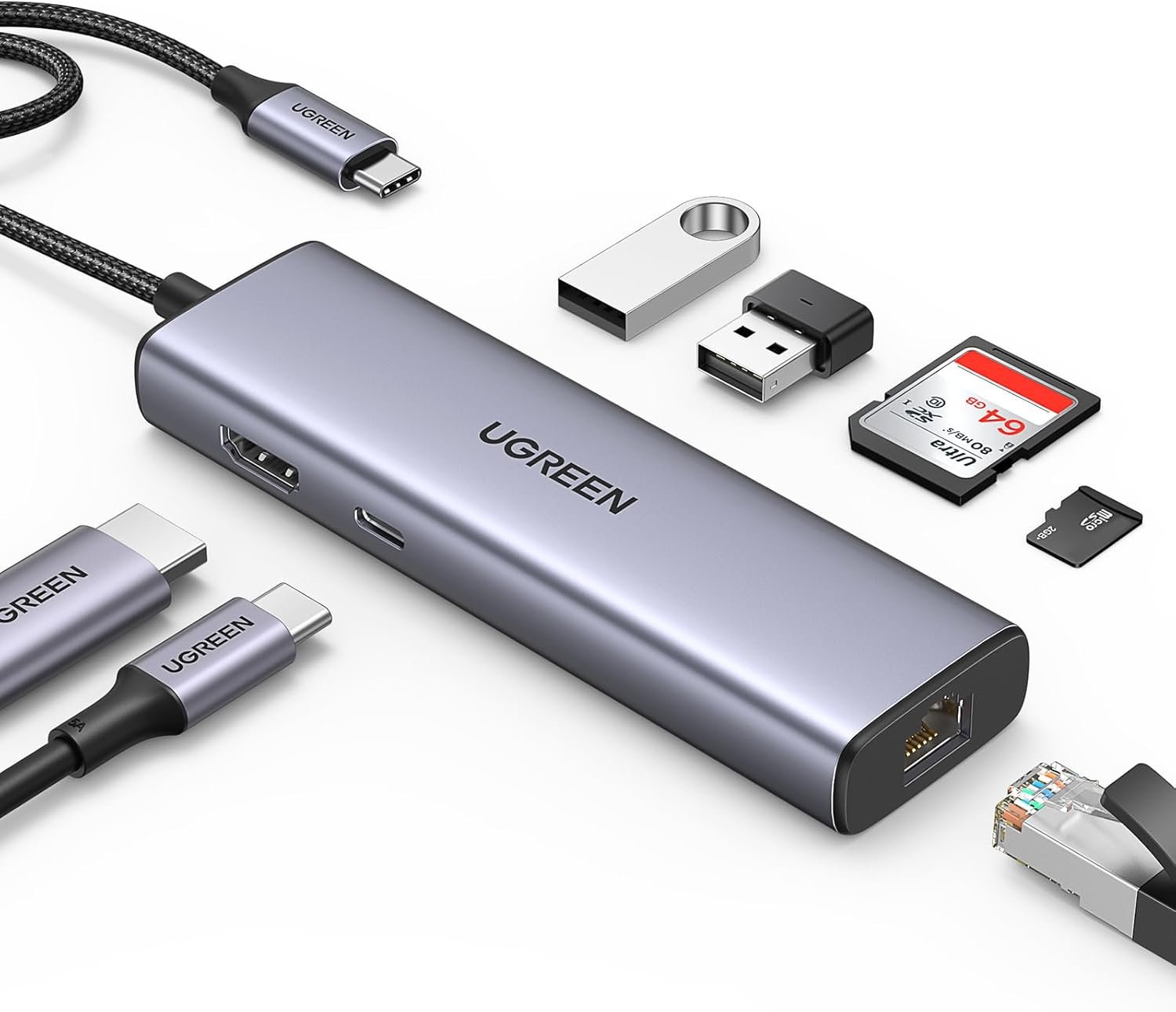 Expand Your Workspace: 7-in-1 USB C Hub Solution