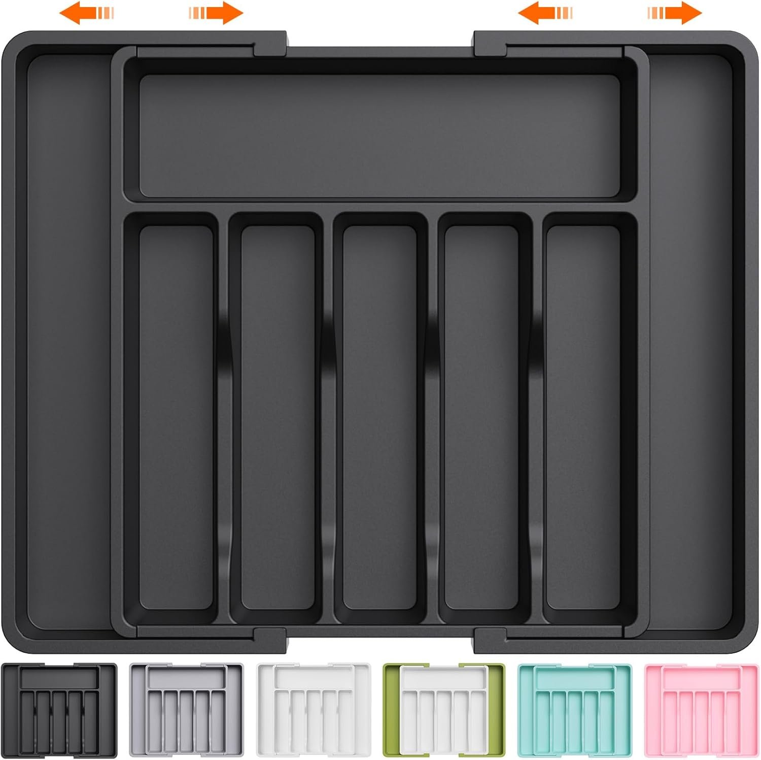 Expandable Drawer Organizer for Tidy Silverware