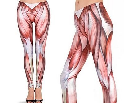 Exposed Muscles Leggings
