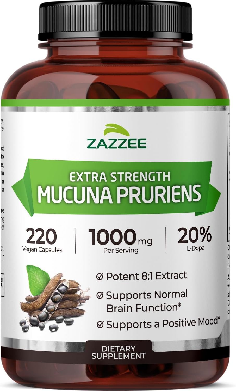 Extra Strength Mucuna for Natural Mood Boost