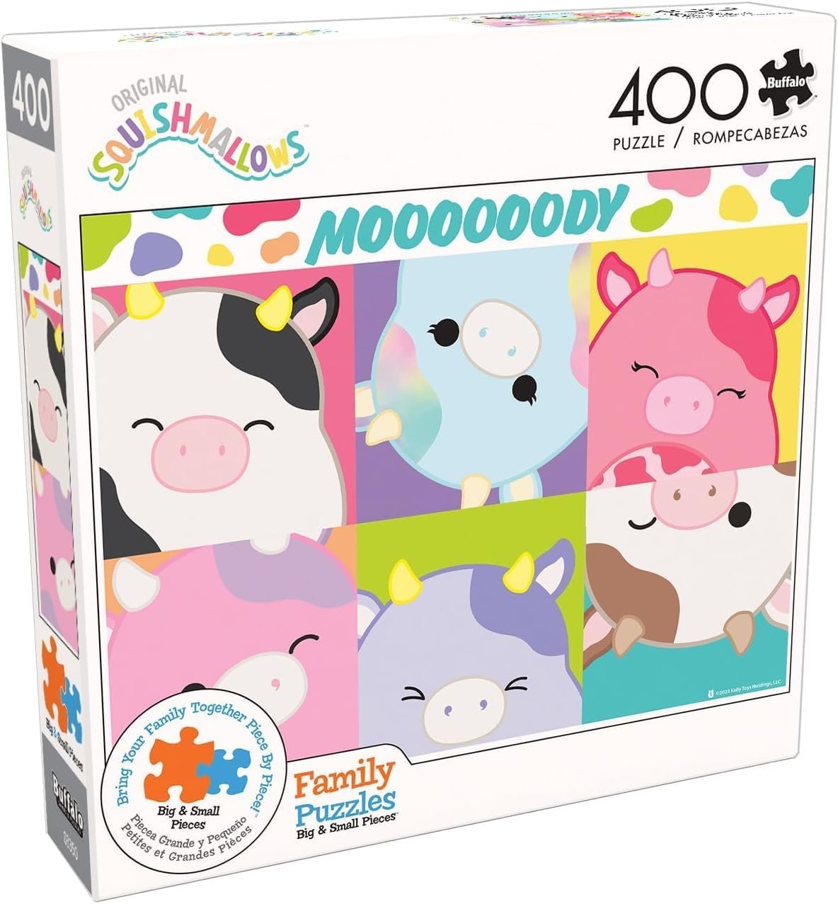 Family Fun Squishmallow Puzzle: 400 Pieces of Cow-Cutie Fun