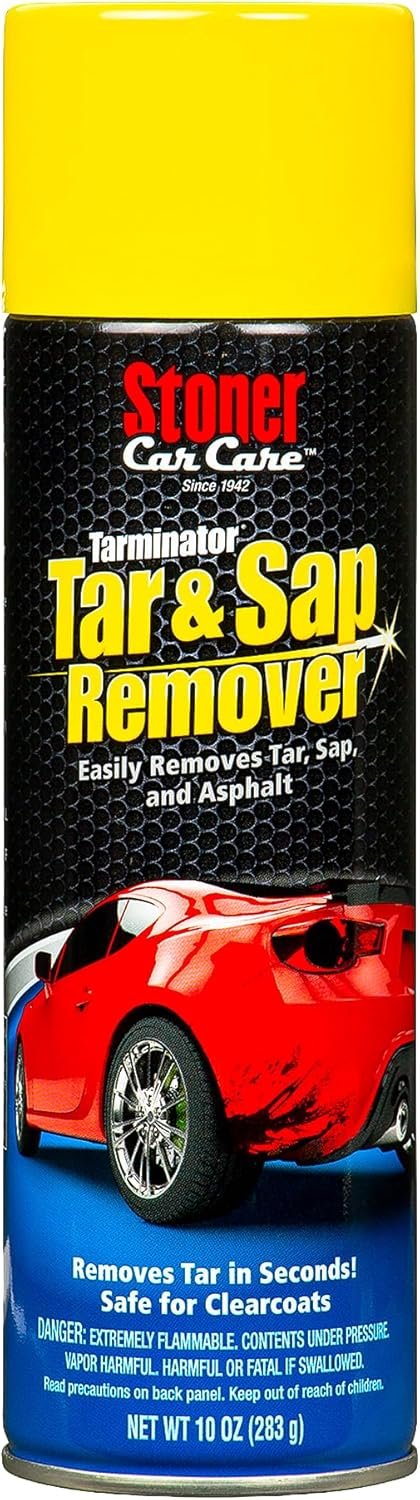 Fast Acting Tar and Sap Remover for Cars