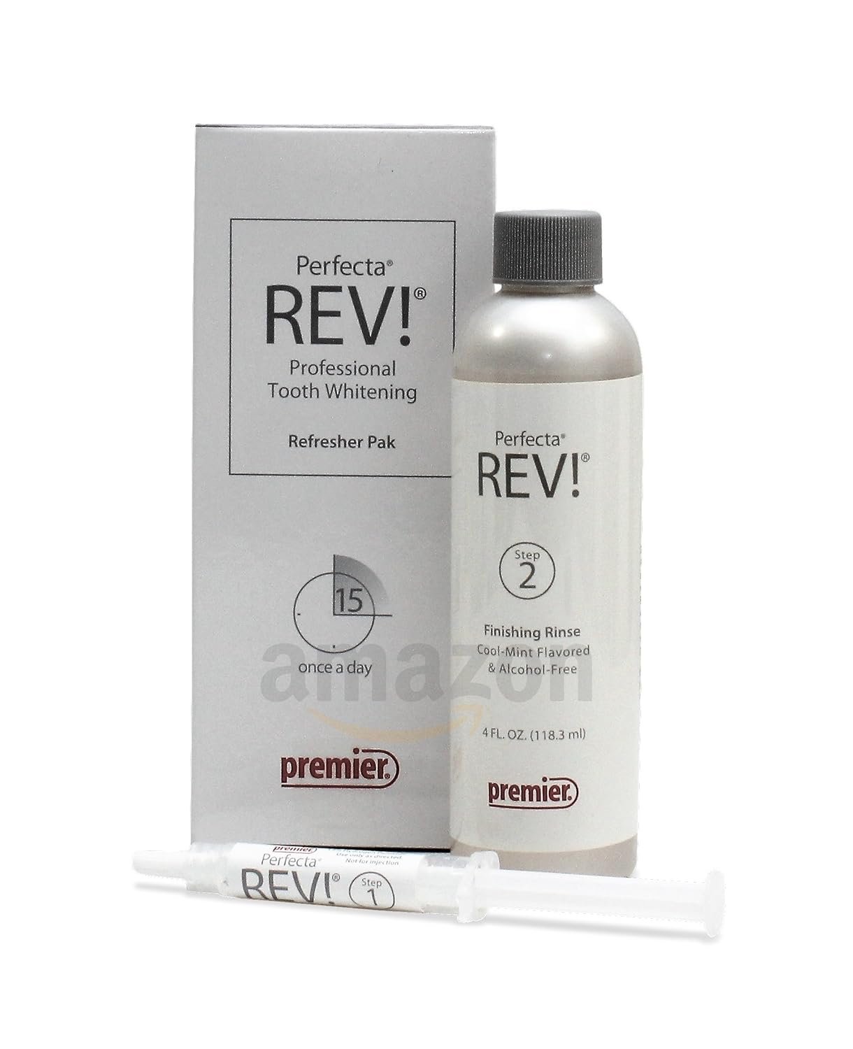 Fast-Acting Teeth Whitening Gel - 14% Formula with Rinse