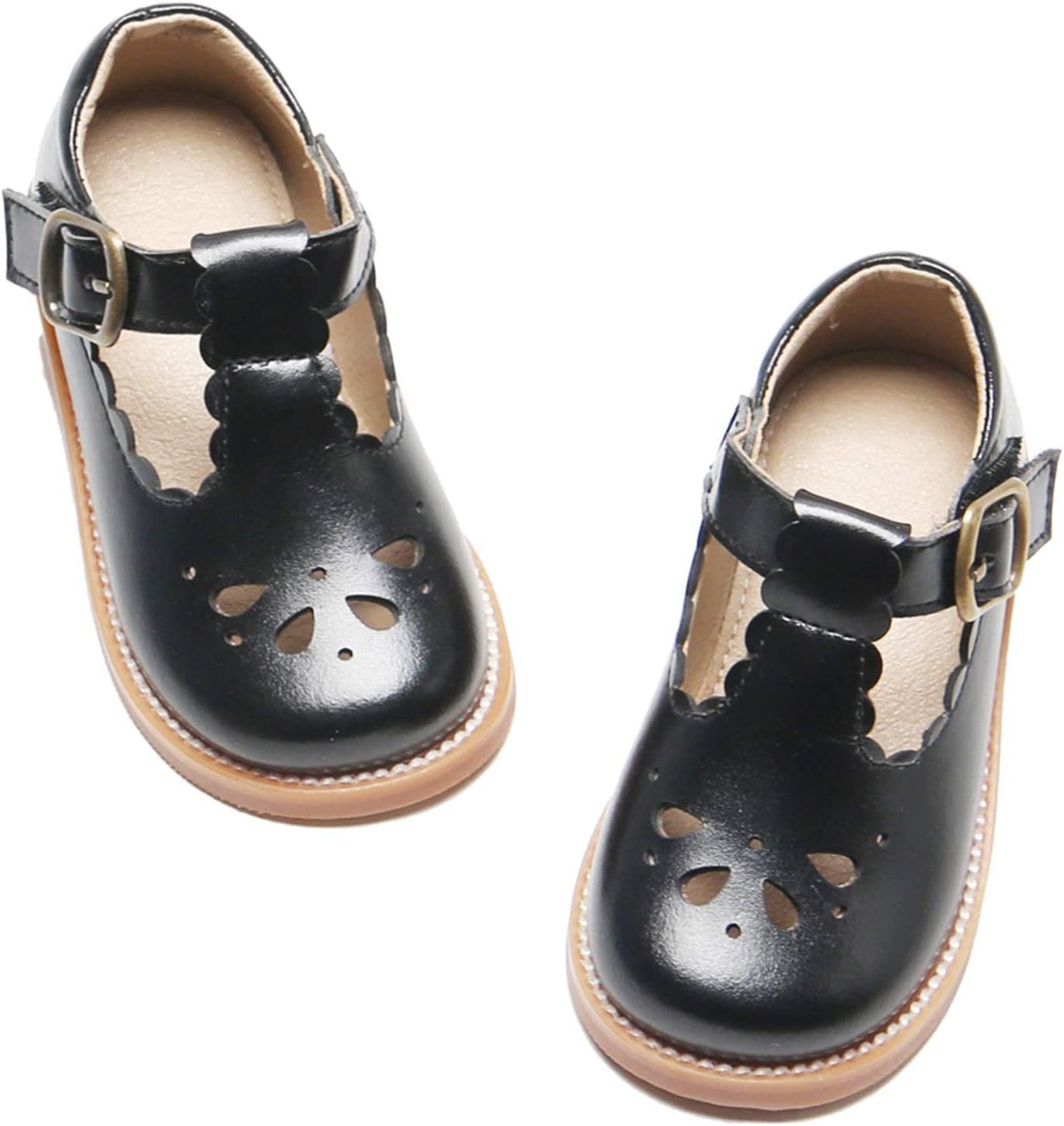 Comfy Mary Janes for Little Girls - Ballet Flats with Secure Fit