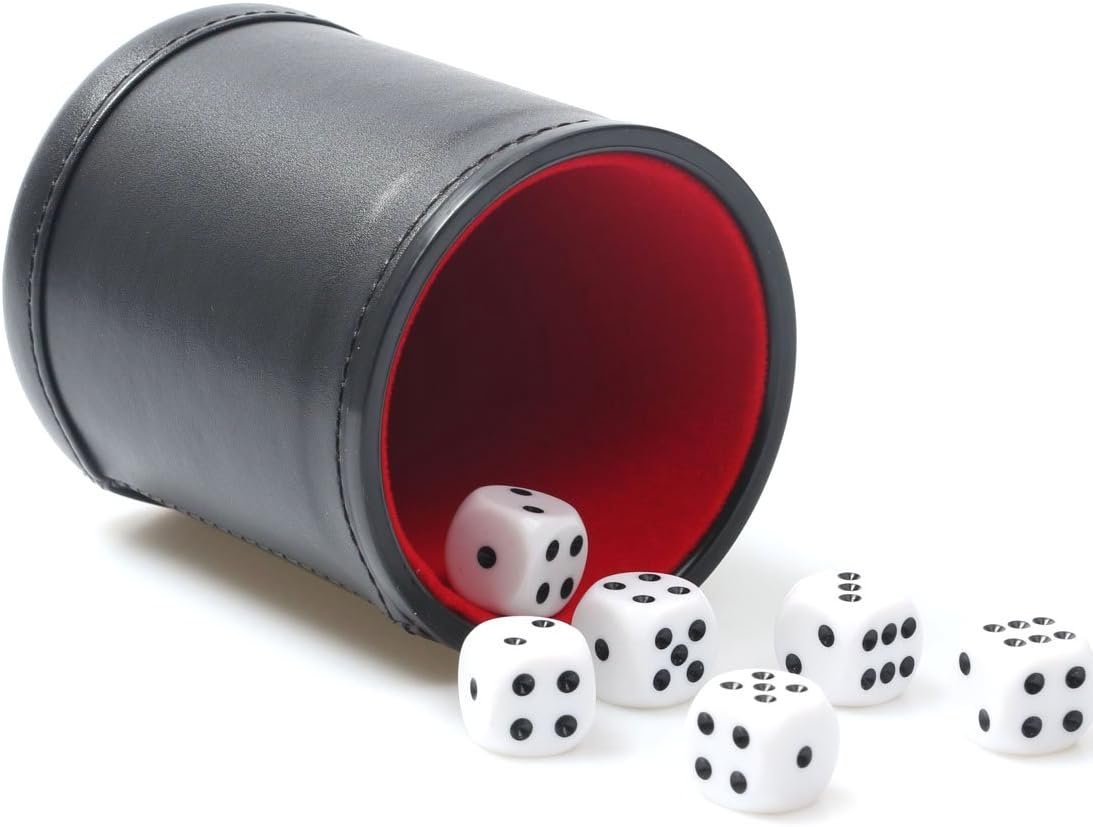 Felt Lined Dice Cup Set - Mute Your Game Night