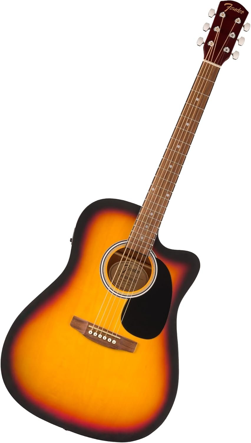 Beginner's Dream: Fender Acoustic Electric Guitar with Free Lessons