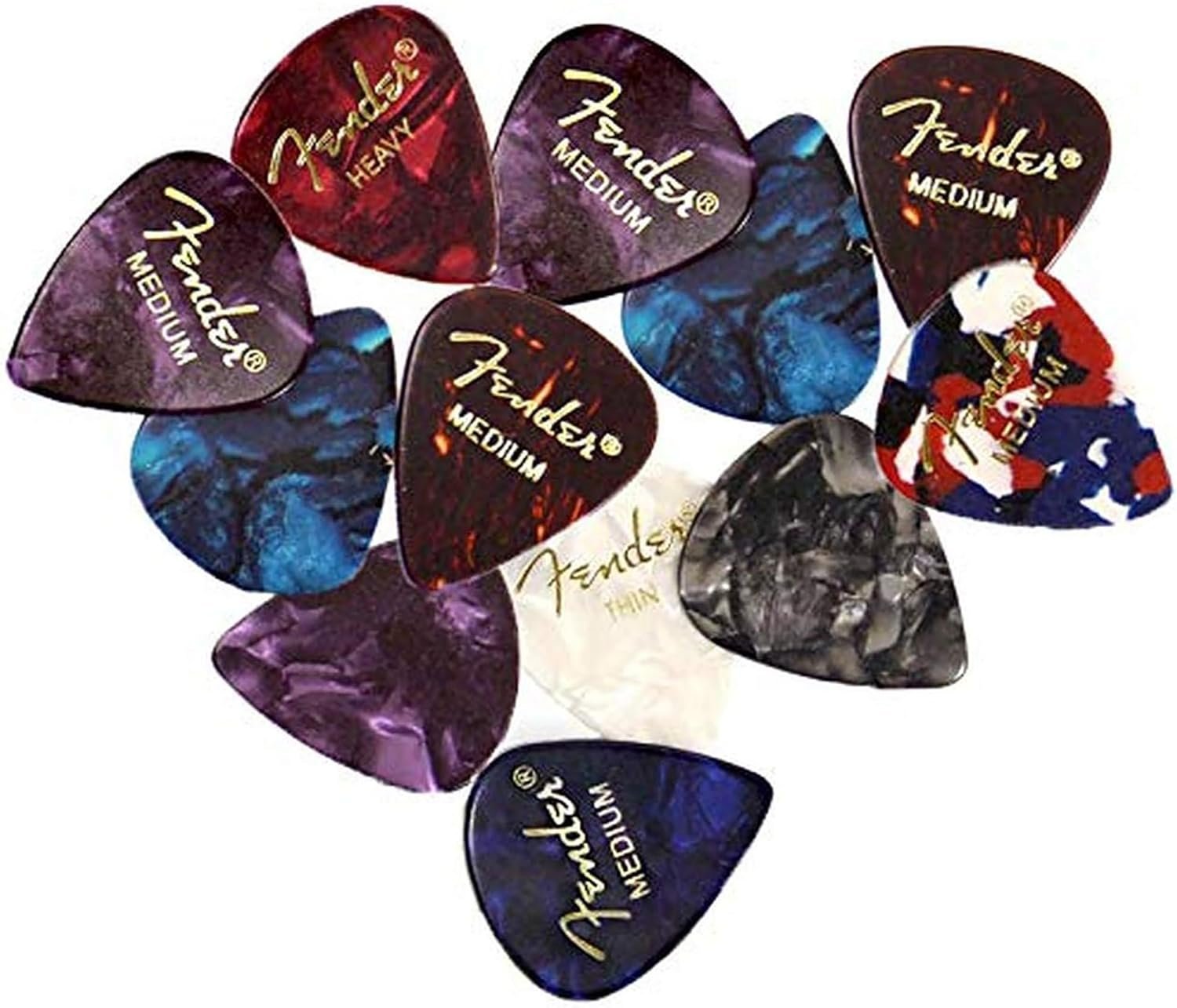 Find Your Perfect Grip: Fender Picks 12-Pack Sampler
