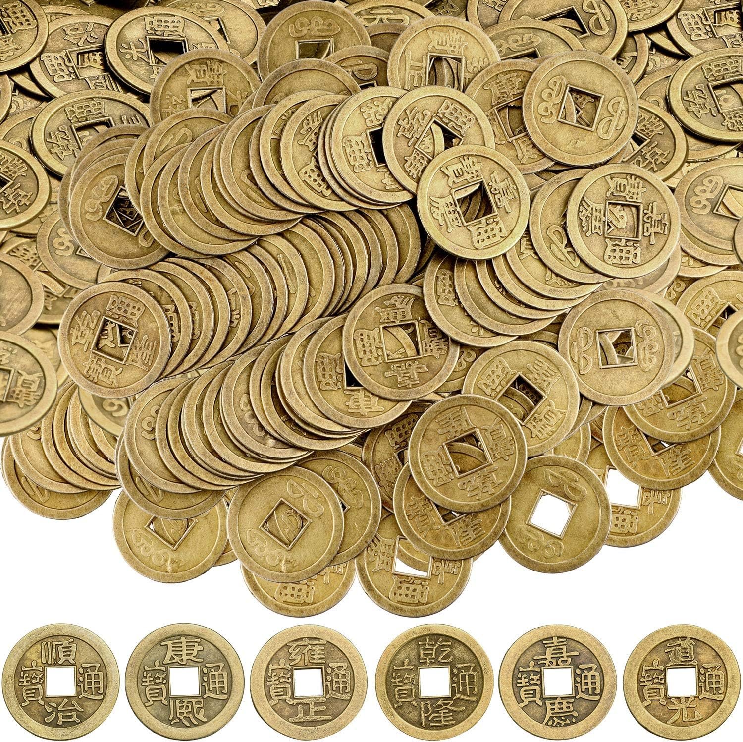 300 Feng Shui Coins for Wealth & Good Luck